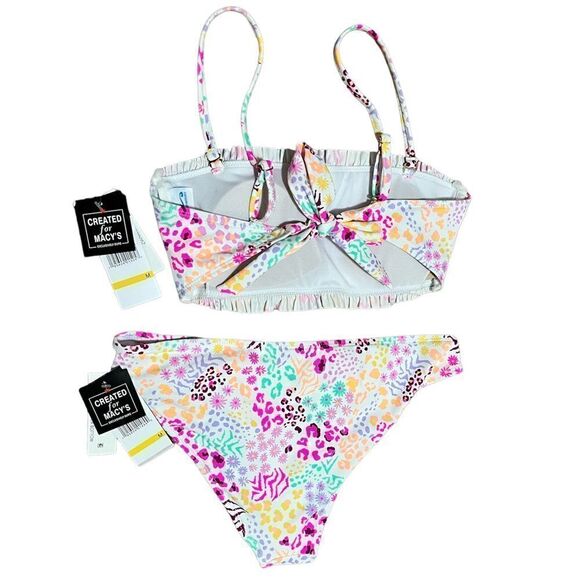 🍑 California Waves Juniors Bikini, M - Picture 2 of 5